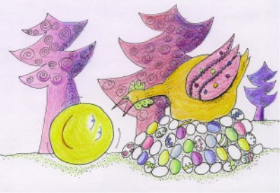 [Bilde: Pannekaka og h&oslash;na]